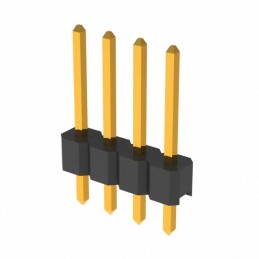 10 pcs : PRPC004SFAN-RC - CONN HEADER VERT 4POS 2.54MM
