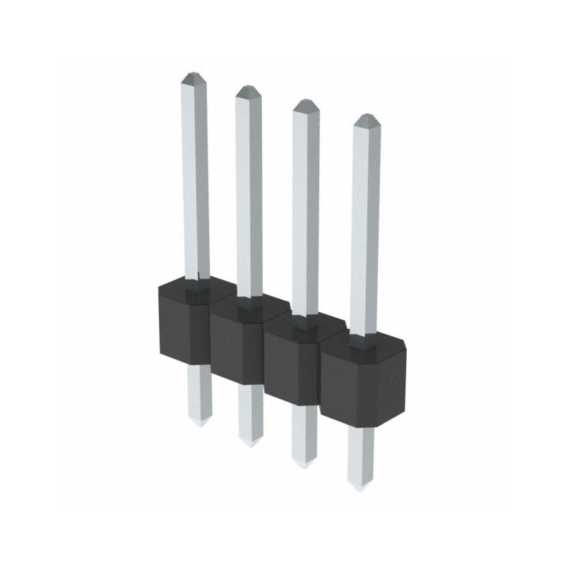 10 pcs : PEC04SFAN - CONN HEADER VERT 4POS 2.54MM