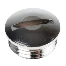 5 pcs - Lapp Blanking Plug, PG9, Nickel Plated Brass, 17mm Diameter, Threaded