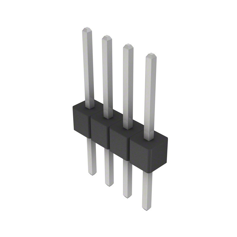 10 pcs : PEC04SFBN - CONN HEADER VERT 4POS 2.54MM