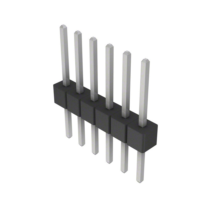 10 pcs : PEC06SFBN - CONN HEADER VERT 6POS 2.54MM