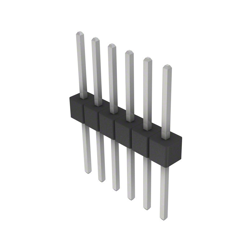 10 pcs : PEC06SFCN - CONN HEADER VERT 6POS 2.54MM