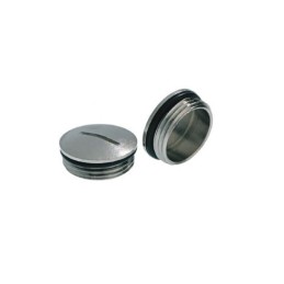 5 pcs - Lapp Blanking Plug, PG9, Nickel Plated Brass, 17mm Diameter, Threaded