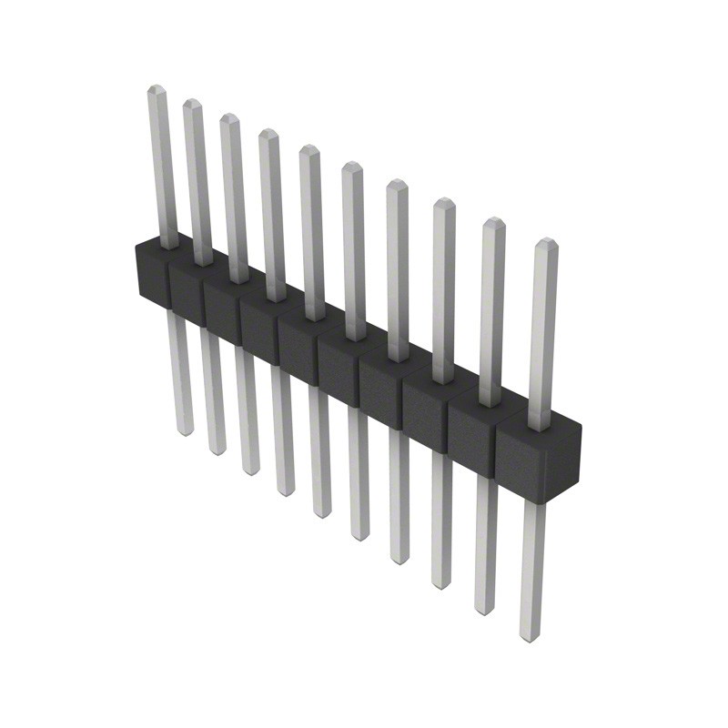 10 pcs : PEC10SFCN - CONN HEADER VERT 10POS 2.54MM