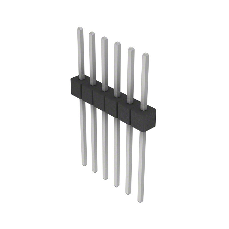 10 pcs : PEC06SFEN - CONN HEADER VERT 6POS 2.54MM