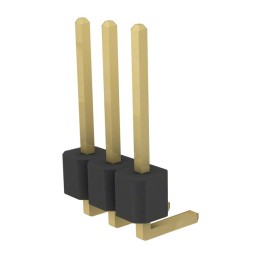 10 pcs : PRPC003SGAN-M71RC - CONN HEADER R/A 3POS 2.54MM