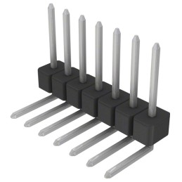 10 pcs : PEC07SGBN - CONN HEADER R/A 7POS 2.54MM