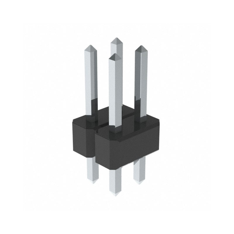 10 pcs : PEC02DAAN - CONN HEADER VERT 4POS 2.54MM