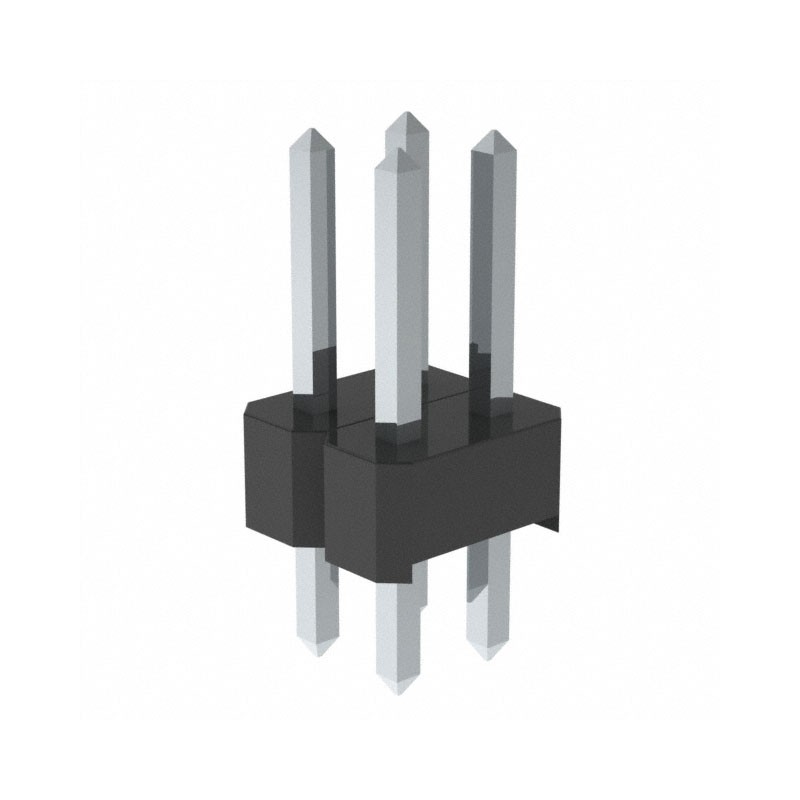 10 pcs : PREC002DAAN-RC - CONN HEADER VERT 4POS 2.54MM