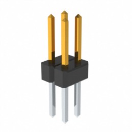 10 pcs : PBC02DABN - CONN HEADER VERT 4POS 2.54MM