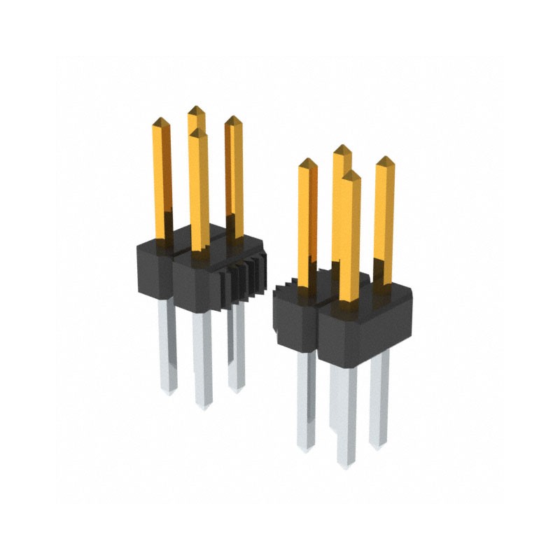 10 pcs : PBC10DABN - CONN HEADER VERT 20POS 2.54MM