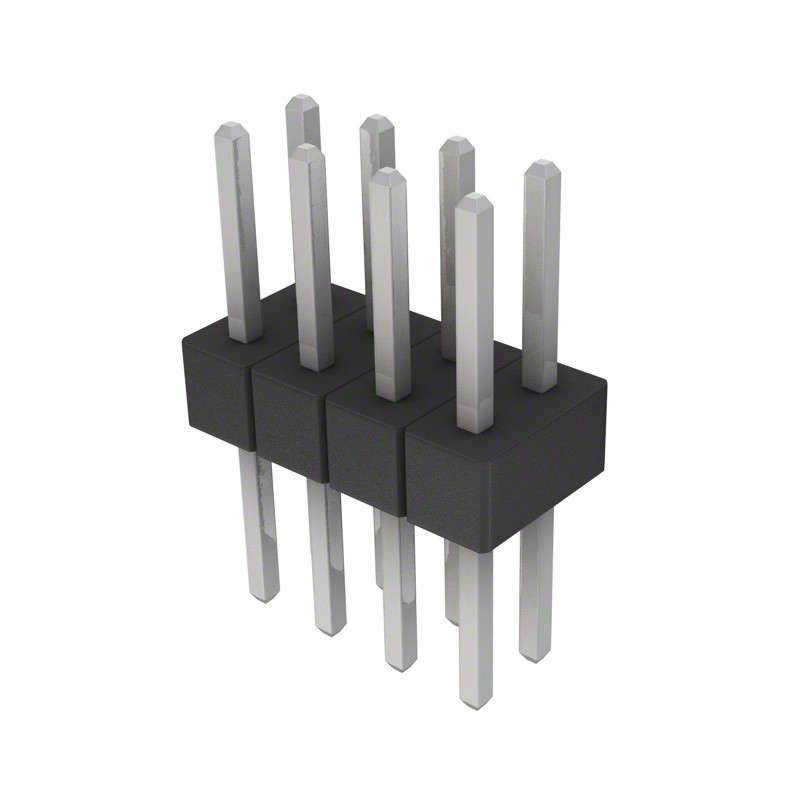 10 pcs : PEC04DABN - CONN HEADER VERT 8POS 2.54MM