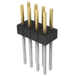 10 pcs : PBC04DADN - CONN HEADER VERT 8POS 2.54MM
