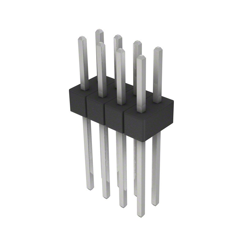 10 pcs : PEC04DADN - CONN HEADER VERT 8POS 2.54MM