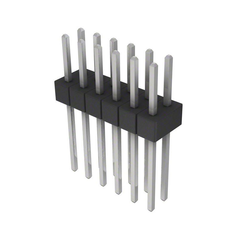 10 pcs : PEC06DADN - CONN HEADER VERT 12POS 2.54MM