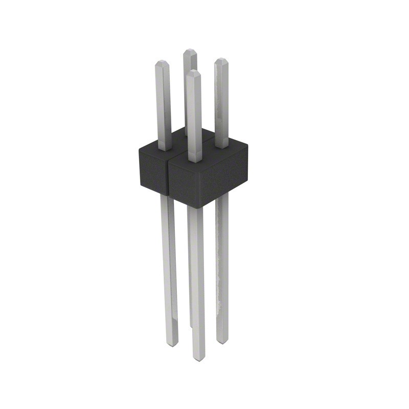 10 pcs : PEC02DAEN - CONN HEADER VERT 4POS 2.54MM
