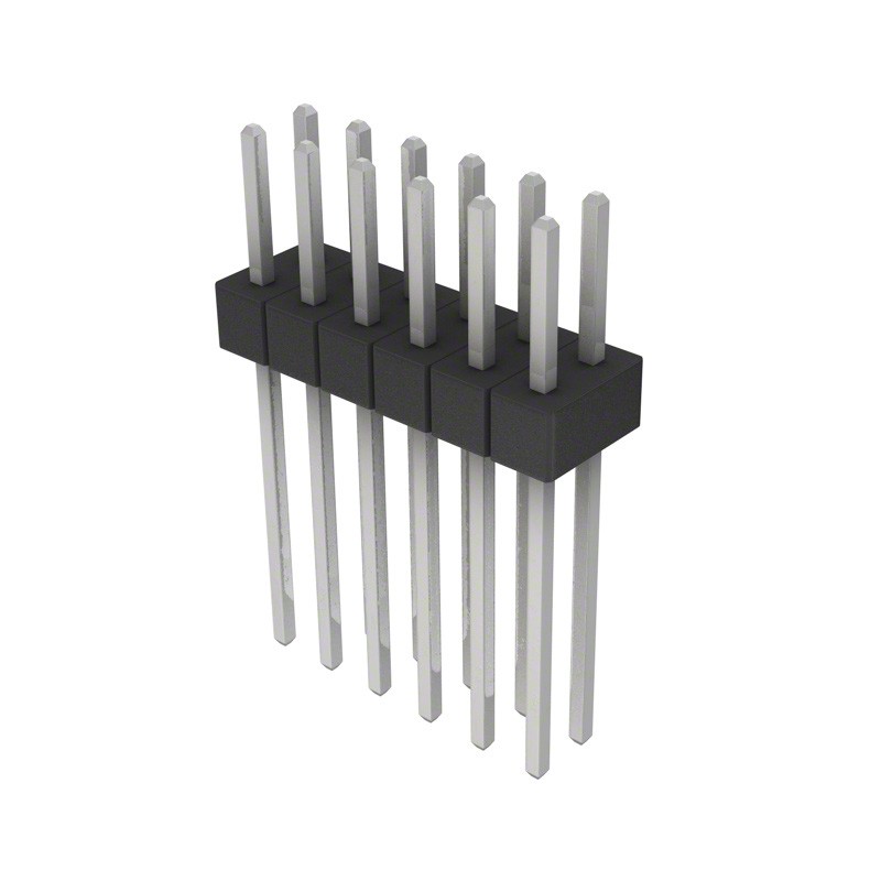 10 pcs : PEC06DAEN - CONN HEADER VERT 12POS 2.54MM