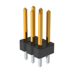 10 pcs : PBC03DFAN - CONN HEADER VERT 6POS 2.54MM