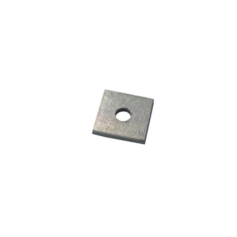 50 pcs - Square Bracket 1 Hole, 10mm Holes, M8 x 40 x 3mm