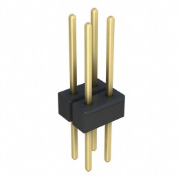 10 pcs : PBC02DFBN - CONN HEADER VERT 4POS 2.54MM