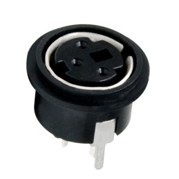 10 pcs : KMDVLX-3S-N-1 - MINI-DIN VERTICAL 3P SNAP & LOCK