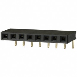 10 pcs : PPPC081LGBN-RC - CONN HDR 8POS 0.1 GOLD PCB R/A
