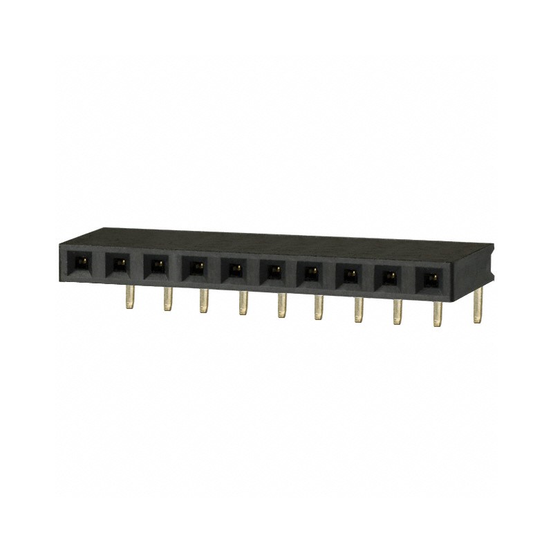 10 pcs : PPPC101LGBN-RC - CONN HDR 10POS 0.1 GOLD PCB R/A