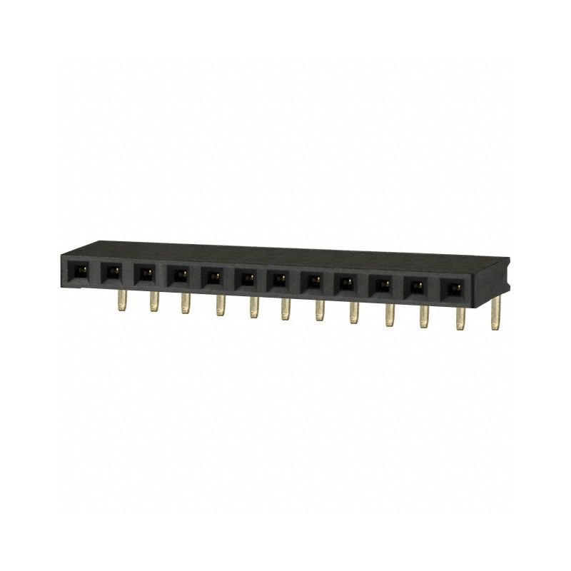 10 pcs : PPPC121LGBN-RC - CONN HDR 12POS 0.1 GOLD PCB R/A