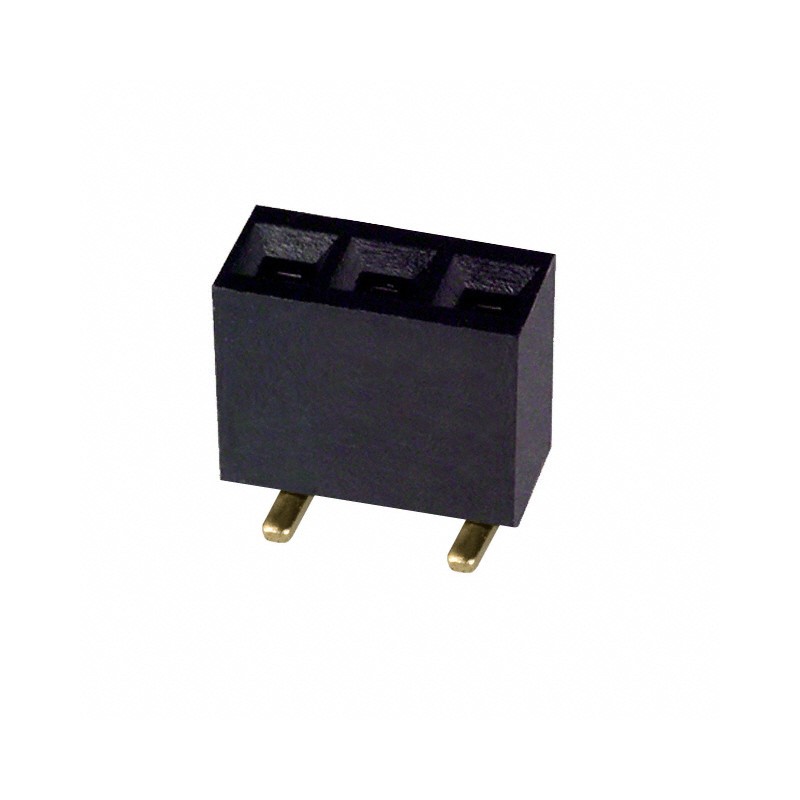 10 pcs : NPPC031KFXC-RC - CONN HDR 3POS 0.1 GOLD SMD