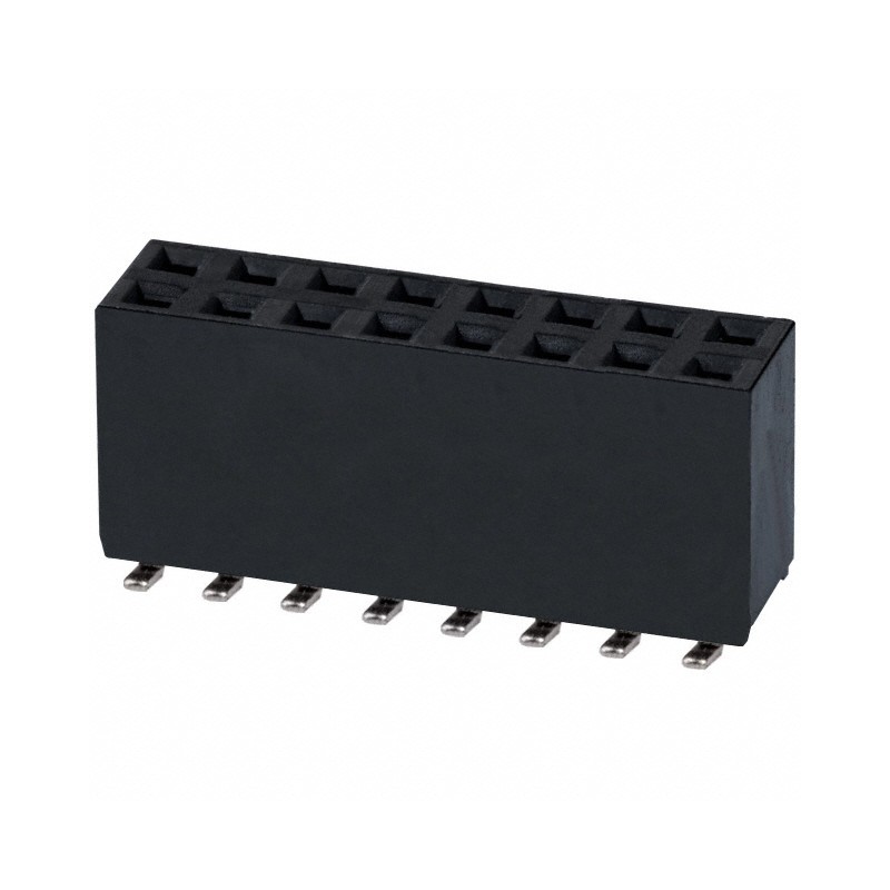 10 pcs : NPTC082KFMS-RC - CONN HDR 16POS 0.1 TIN SMD