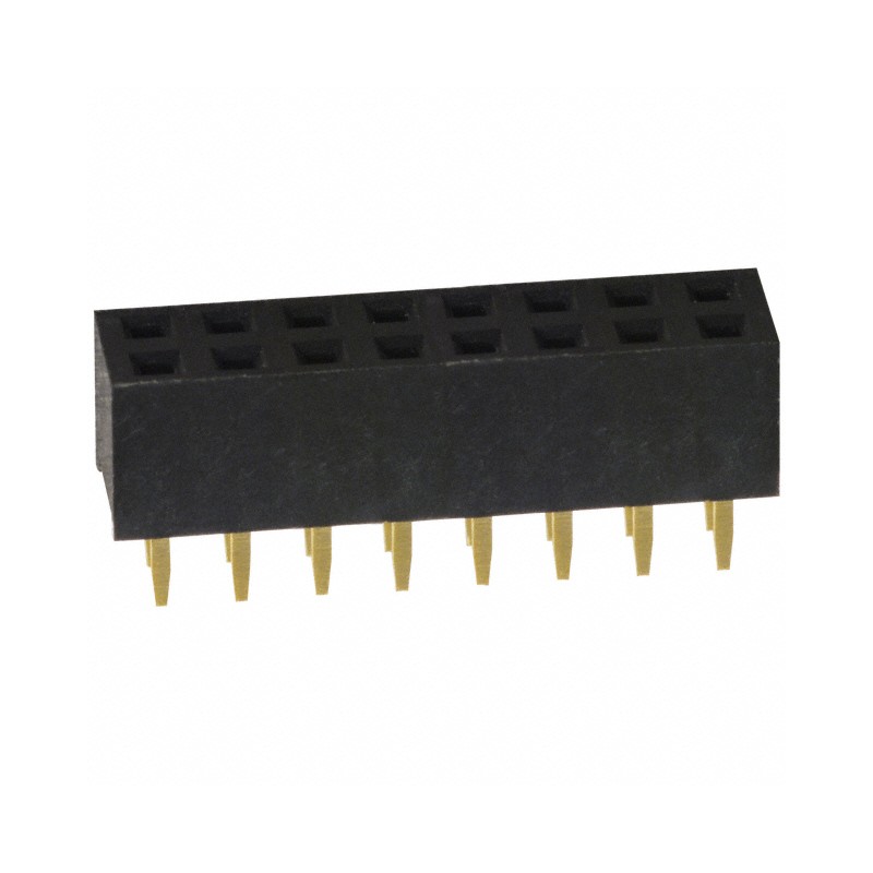 10 pcs : NPPN082AFCN-RC - CONN HDR 16POS 0.079 GOLD PCB