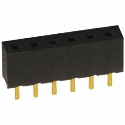 10 pcs : NPPN061BFCN-RC - CONN HDR 6POS 0.079 GOLD PCB