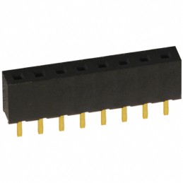 10 pcs : NPPN081BFCN-RC - CONN HDR 8POS 0.079 GOLD PCB