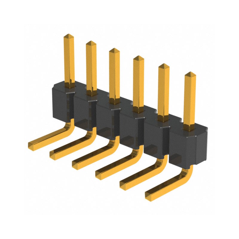 10 pcs : NRPN061PARN-RC - CONN HEADER R/A 6POS 2MM