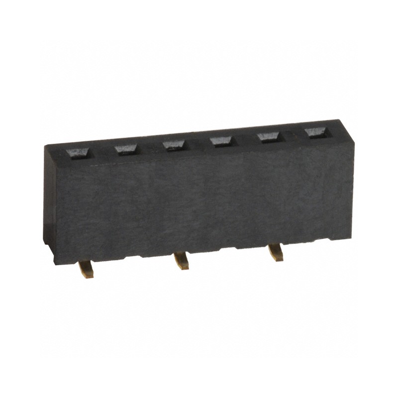 10 pcs : NPPN061BFLD-RC - CONN HDR 6POS 0.079 GOLD SMD