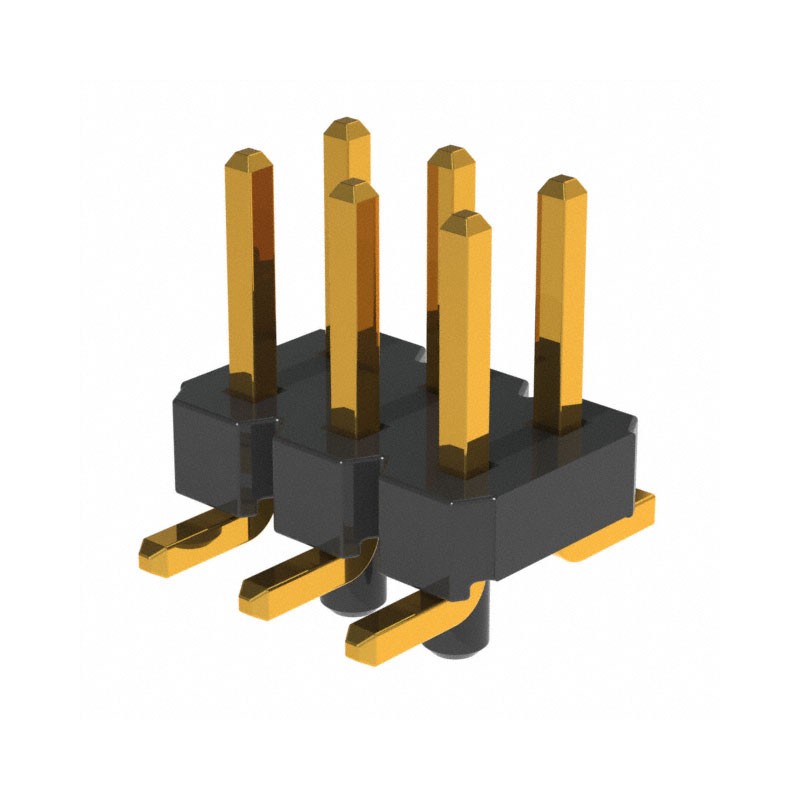 10 pcs : NRPN032MAMP-RC - CONN HEADER SMD 6POS 2MM