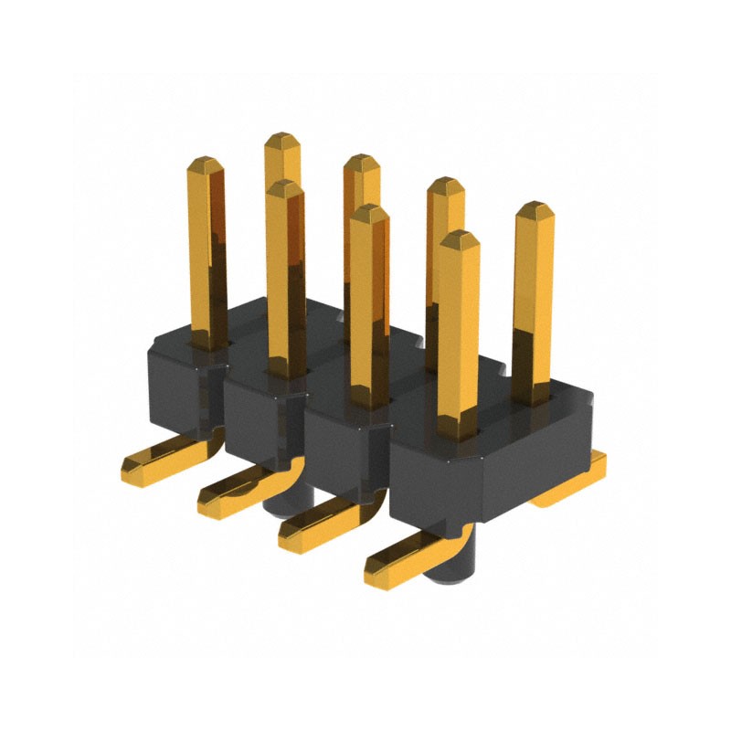 10 pcs : NRPN042MAMP-RC - CONN HEADER SMD 8POS 2MM