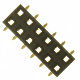 10 pcs : NPPN062FFKS-RC - CONN HDR 12POS 0.079 GOLD SMD