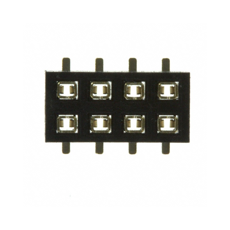 10 pcs : NPPN042GFNS-RC - CONN HDR 8POS 0.079 GOLD SMD