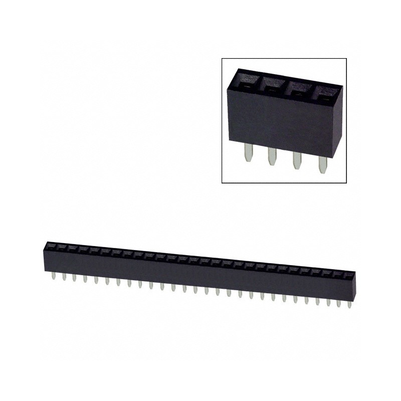 10 pcs : PPTC281LFBN-RC - CONN HDR 28POS 0.1 TIN PCB