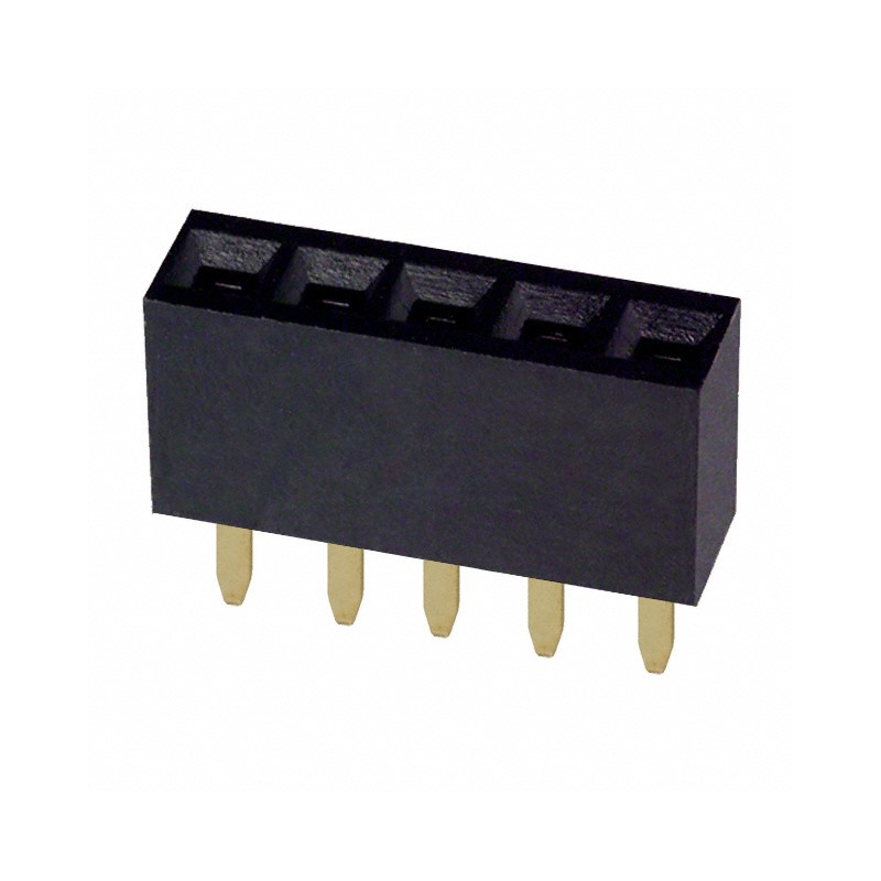 10 pcs : PPPC051LFBN-RC - CONN HDR 5POS 0.1 GOLD PCB