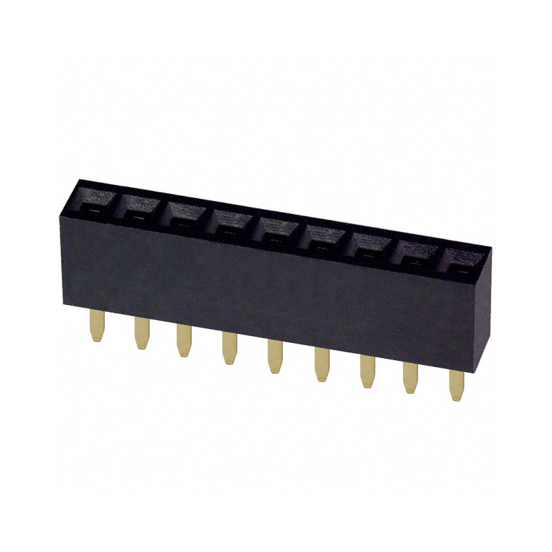 10 pcs : PPPC091LFBN-RC - CONN HDR 9POS 0.1 GOLD PCB