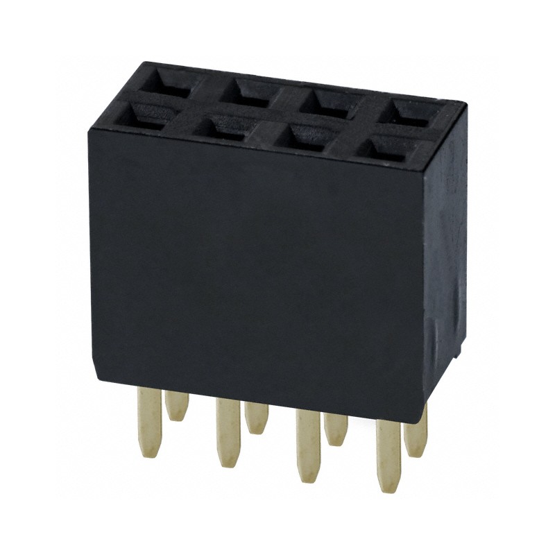 10 pcs : PPPC042LFBN-RC - CONN HDR 8POS 0.1 GOLD PCB