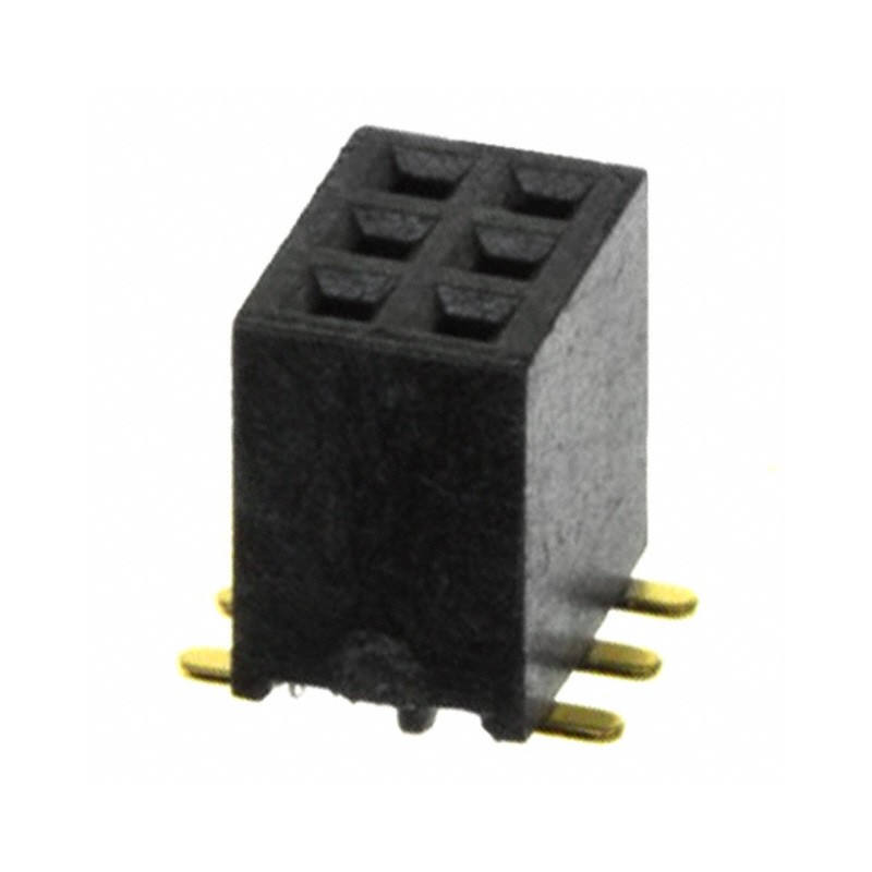 10 pcs : LPPB032NFSP-RC - CONN HDR 6POS 0.05 GOLD SMD