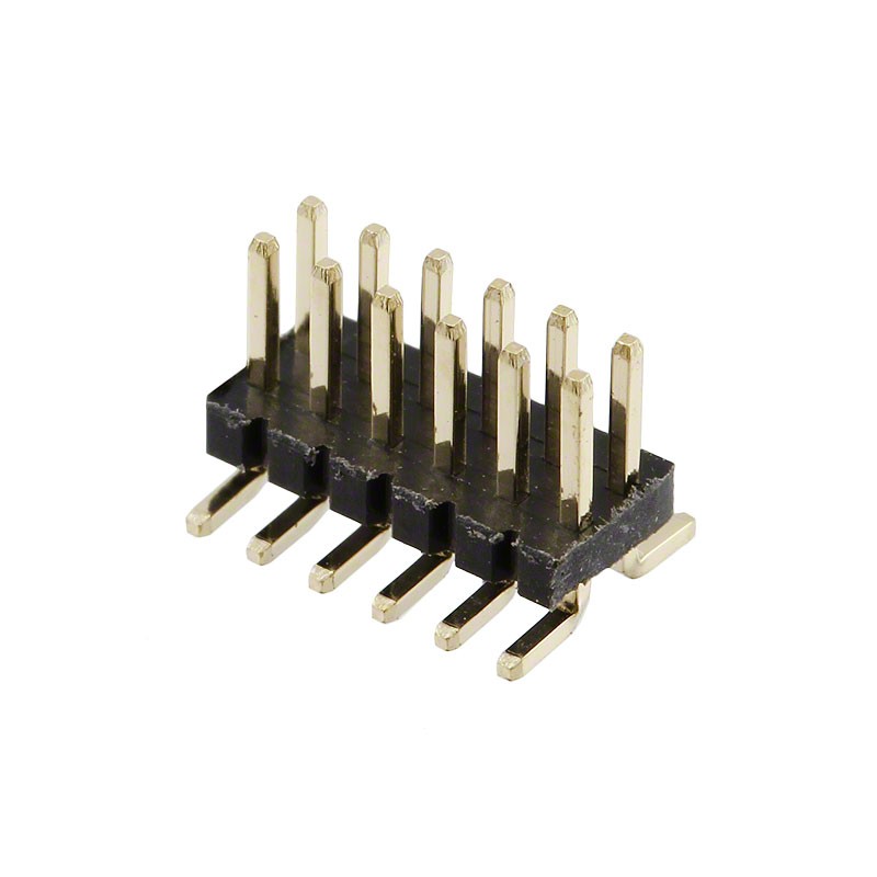 10 pcs : GRPB062VWQS-RC - CONN HEADER SMD 12POS 1.27MM