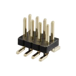 10 pcs : GRPB042VWQP-RC - CONN HEADER SMD 8POS 1.27MM