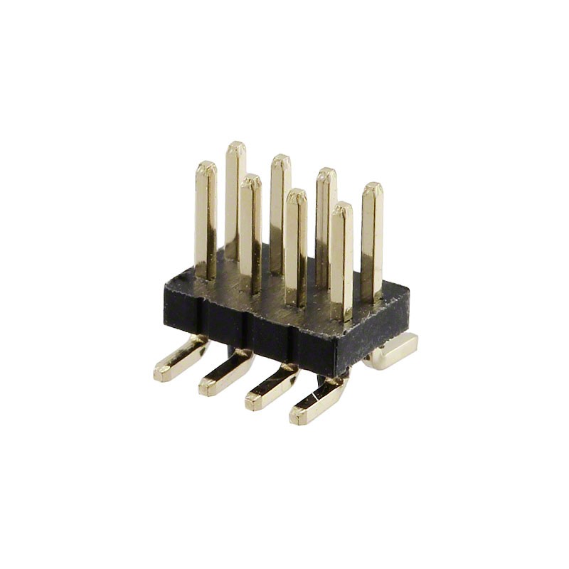 10 pcs : GRPB042VWQP-RC - CONN HEADER SMD 8POS 1.27MM
