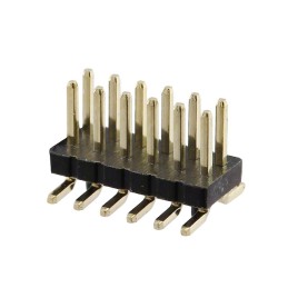 10 pcs : GRPB062VWQP-RC - CONN HEADER SMD 12POS 1.27MM