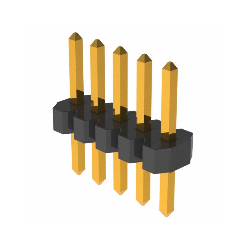 10 pcs : GRPB051VWVN-RC - CONN HEADER VERT 5POS 1.27MM