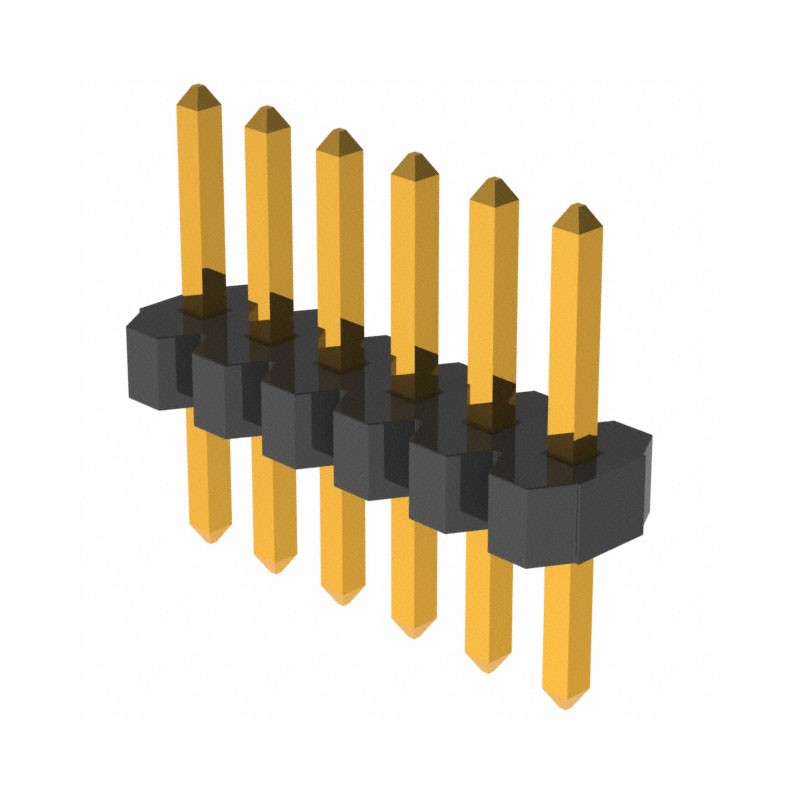 10 pcs : GRPB061VWVN-RC - CONN HEADER VERT 6POS 1.27MM